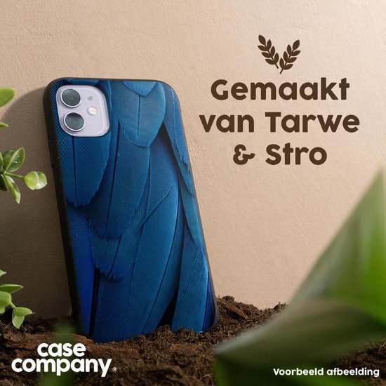 Case Company® - Hoesje geschikt voor iPhone 11 Pro Max hoesje - Pauw - Biologisch Afbreekbaar Telefoonhoesje - Bescherming alle Kanten en Schermrand