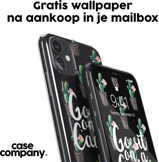 Case Company® - Coque Huawei P40 Lite - Citation Cactus - Coque Souple pour Téléphone - Protection Tous Côtés et Bord d'Écran