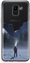 Case Company® - Hoesje geschikt voor Samsung Galaxy J6 (2018) hoesje - Wanderlust - Soft Cover Telefoonhoesje - Bescherming aan alle Kanten en Schermrand