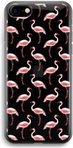 Case Company® - Hoesje geschikt voor iPhone SE 2020 hoesje - Flamingo - Soft Cover Telefoonhoesje - Bescherming aan alle Kanten en Schermrand