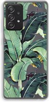 Case Company® - Hoesje geschikt voor Samsung Galaxy A52s 5G hoesje - Bananenbladeren - Soft Cover Telefoonhoesje - Bescherming aan alle Kanten en Schermrand