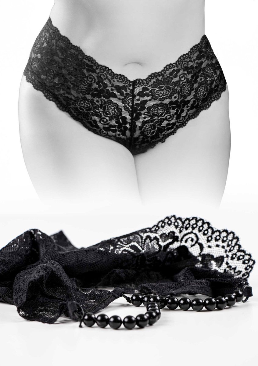 Pipedream - Pleasure Pearl BShorts +Size - Anal Toys Beads Zwart