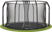 Salta Royal Baseground - inground trampoline met veiligheidsnet - ø 396 cm - Zwart