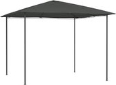vidaXL - Prieel - 160 - g/m² - 3x3x2,6 - m - antracietkleurig