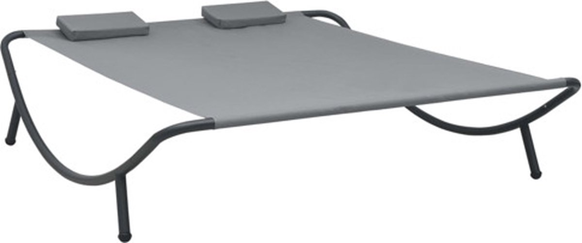 Vidaxl Ligstoel Antraciet Loungebed