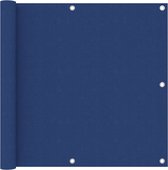 vidaXL - Balkonscherm - 90x300 - cm - oxford - stof - blauw