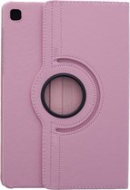 LuxeBass Samsung Galaxy Tab S6 Lite 10.4-inch SM P610 / P615 Draaibaar Hoesje 360 Rotating Multi stand Case - Licht roze