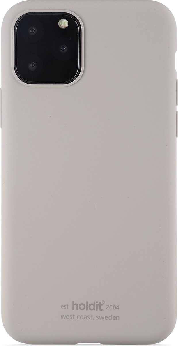 Holdit - iPhone 11 Pro, hoesje silicone, taupe