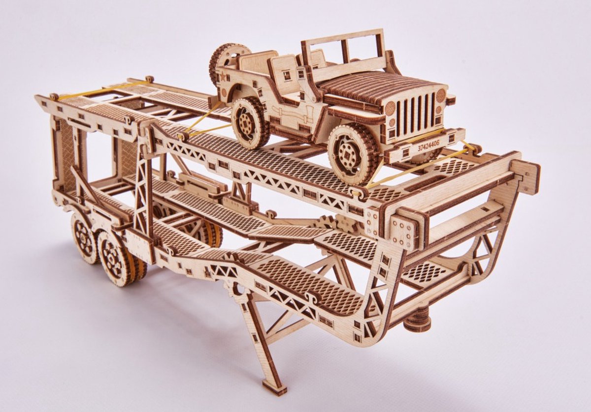 Puzzle 3D Bois Maquette Voiture en Bois a Construire Adulte - Jeep