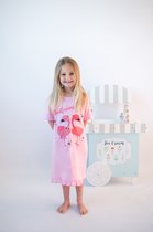 Fun2wear - enfants - filles - grande chemise / chemise de nuit - Best friends - Flamingo - Rose shadow - taille 146/152