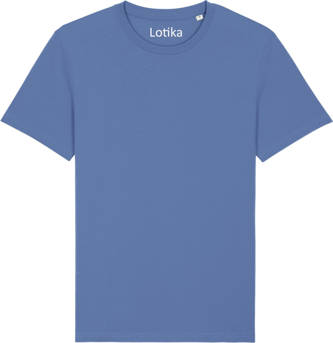 Lotika Daan T-shirt biologisch katoen bright blue