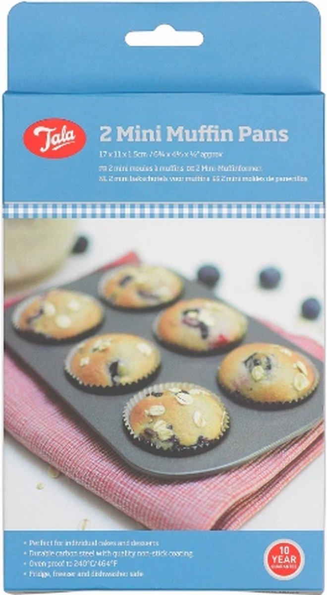 Mini Muffinvorm, 2x 6 Stuks, Non-Stick - Tala | Everyday