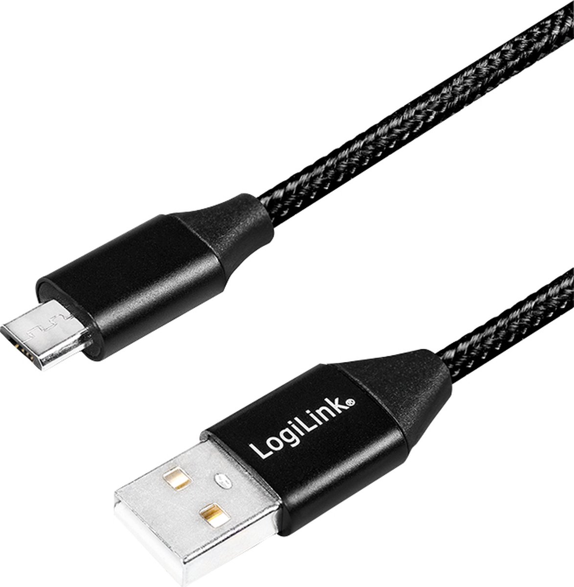 Logilink Usb 2.0 Kabel Usb A Micro Usb B Voor Telefoon Tablet Praktisch 0-3M