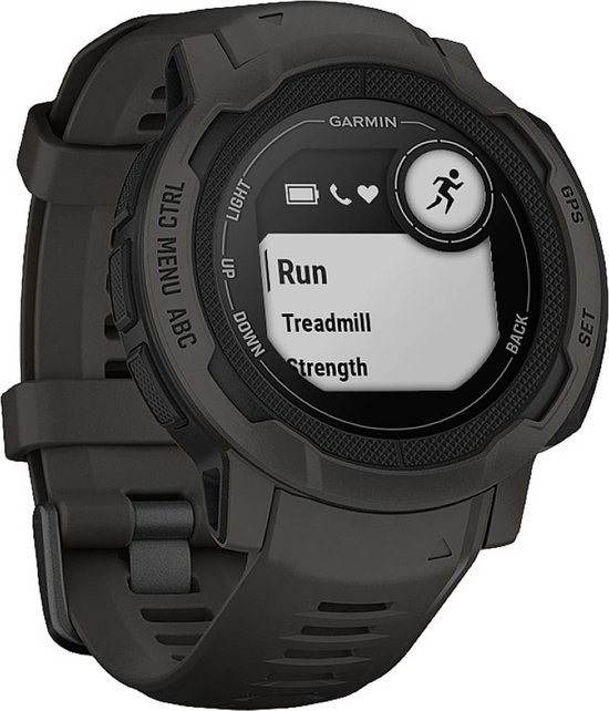 Garmin Instinct 2 - Sporthorloge met GPS - Smartwatch voor heren - 45mm - Graphite - Garmin