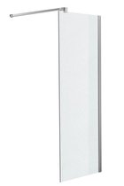 Clp SQUARE - Roestvrijstalen douchewand - NANO-glas - Mat glas 130 x 200 x 100 cm