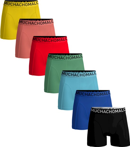 Muchachomalo 6-Pack Heren Boxershort - Light Cotton Solid - Hello Summer - M