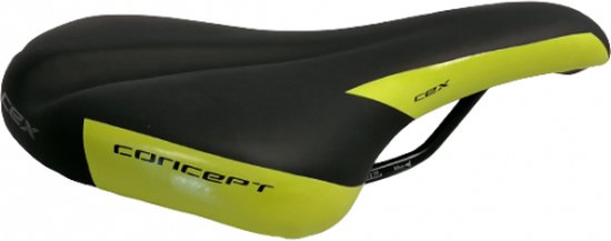 Sportief FietsZadel Race/MTB/CycloCross/hybride toer - Unisex - Zwart / lime groen