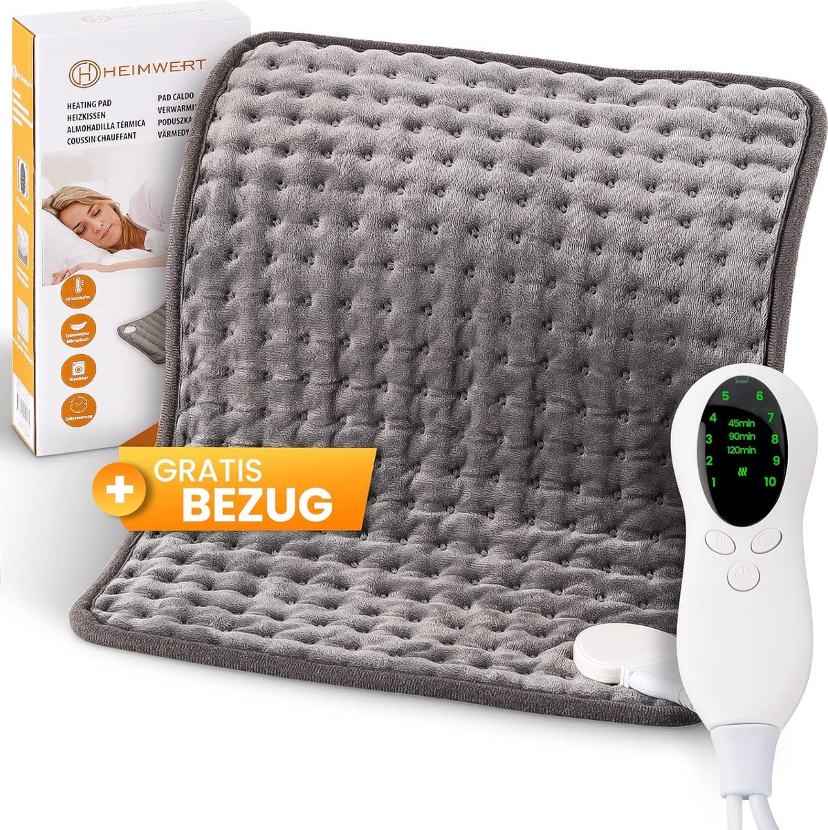 Warmtekussen - Elektrisch Warmtekussen - Warmteknuffel - Nek, Schouder, Rug en Buik