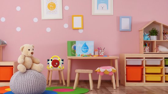 Lenco Karaokeset voor Kinderen – Draagbare CD-speler met Microfoons – Stickerblad om zelf te versieren — afbeelding 2