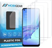Mobigear - Screenprotector geschikt voor OPPO A53 | Mobigear Screenprotector Folie - Case Friendly (3-Pack)