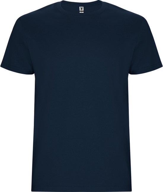 T-shirt unisex met korte mouwen 'Stafford' Donkerblauw - 4XL