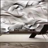 Fotobehangkoning - Behang - Vliesbehang - Fotobehang Luxe Storm - Abstract braid - 100 x 70 cm