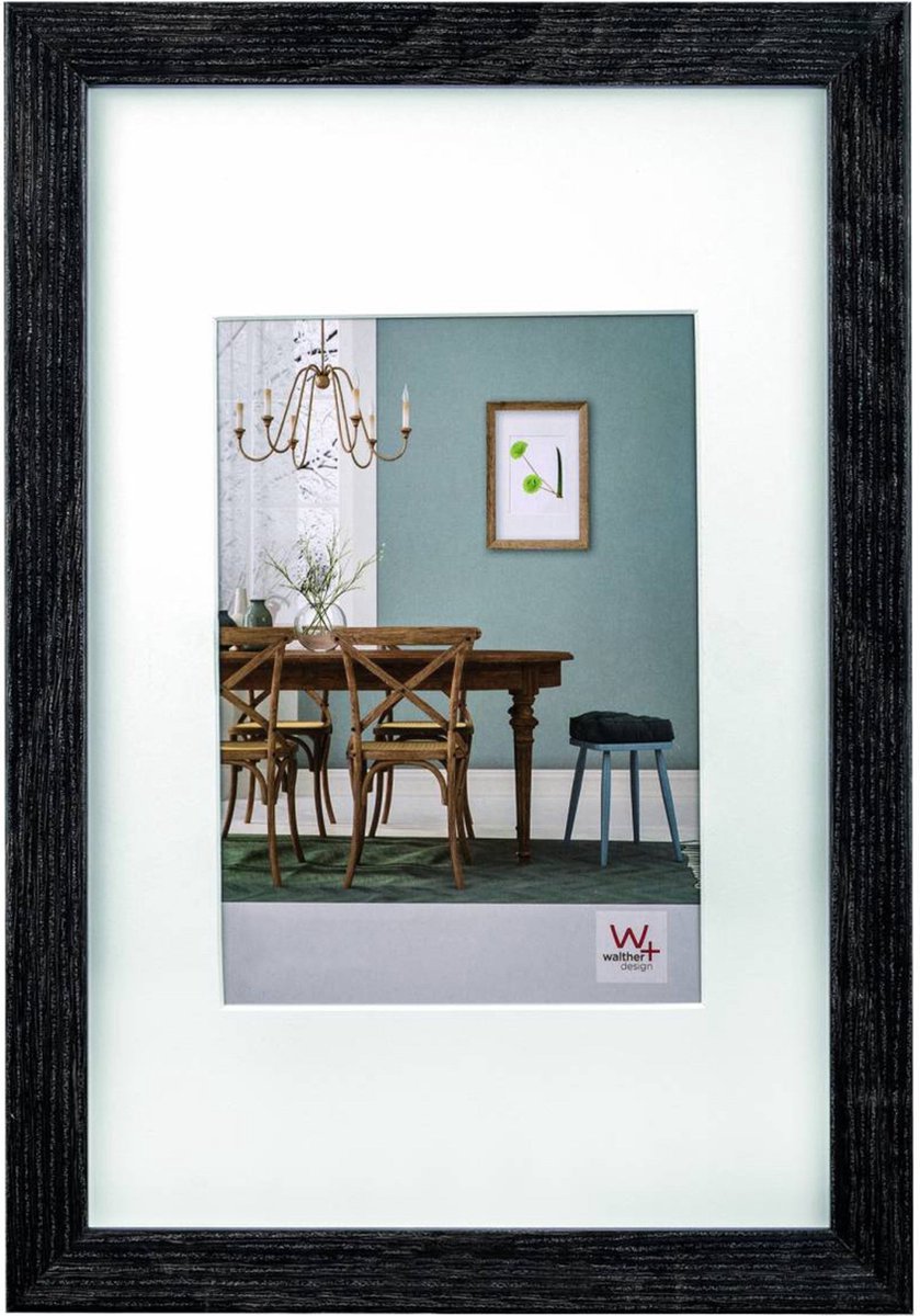 Walther Fiorito - MDF Houten lijst - Fotoformaat 13x18 cm - Donkergrijs