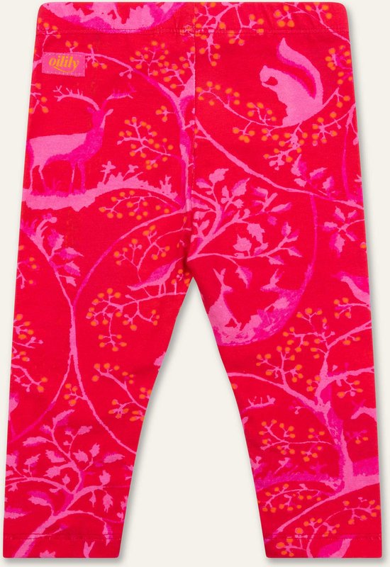 Peppy leggings 20 AOP Forest life Red: 86/18m