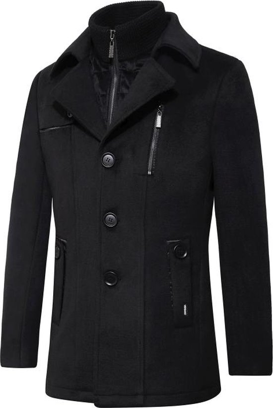Versano Jacket Manteau court Manteaux Veste d'hiver XXL - Zwart