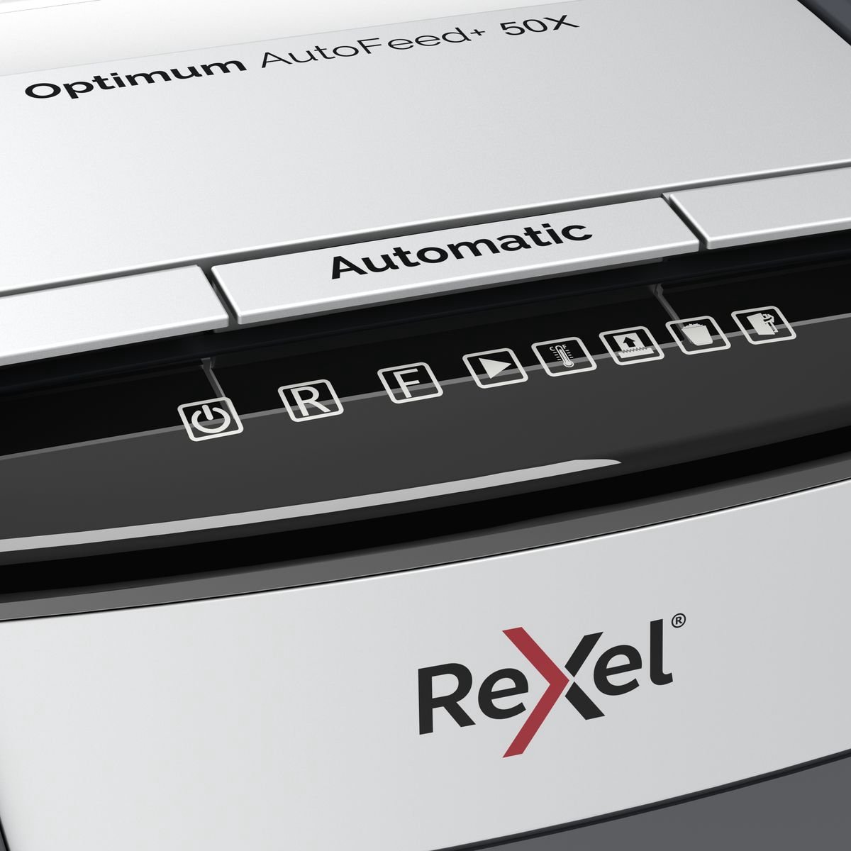 Rexel Optimum AutoFeed+ 50X Fluisterstille Papierversnipperaar thumbnail 3