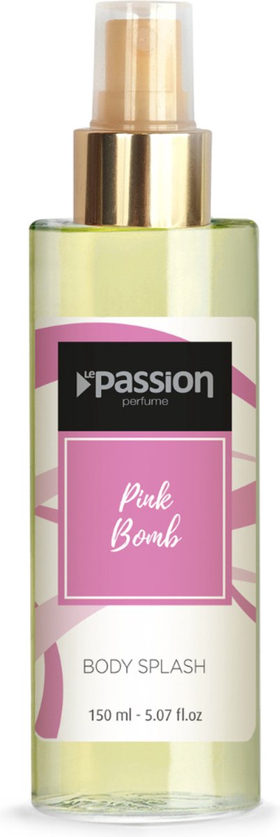 Goedkoopste Le Passion Pink Bomb - Body Splash - Body mist - Bodyspray dames - Parfum
