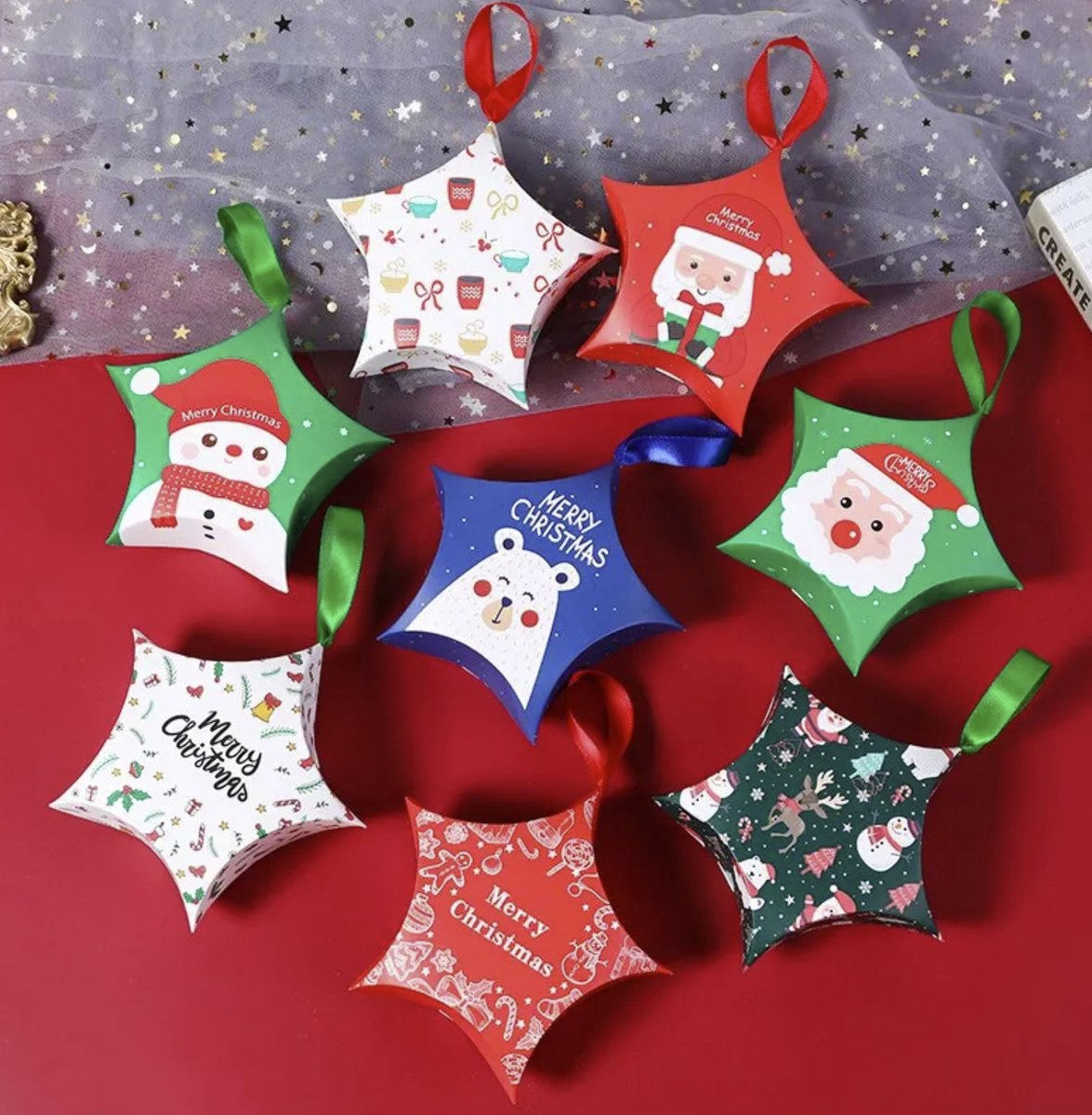 Cabantis Kerst Cadeau Hangers – Kerstversiering – Kerstcadeau – Kerstmis – 8 Hangers