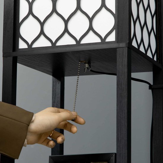 Rick Vloerlamp 2-Lichts - Zwart