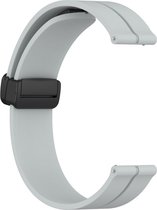 Bracelet en Siliconen - convient pour Samsung Galaxy Watch 6 (Classic) / Watch 5 (Pro) / Watch 4 (Classic) / Watch 3 41 mm / Active / Active 2 / Watch 42 mm - gris