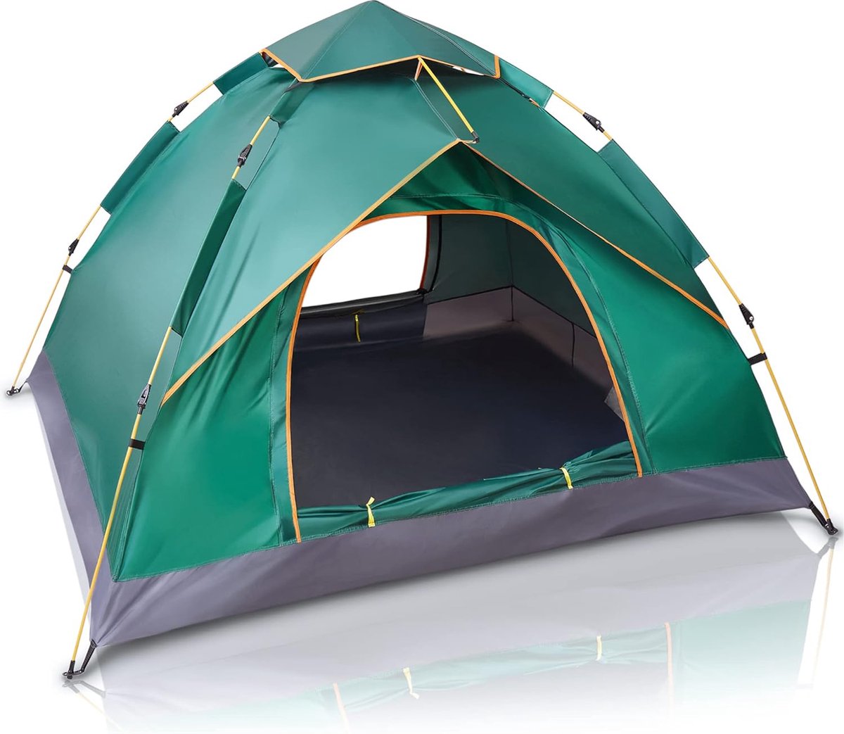 Campingtent voor 2-3 personen, pop-uptent met snelle opbouw, automatisch voor festivals, camping, tenten en dergelijke, opbouw, in 60 seconden