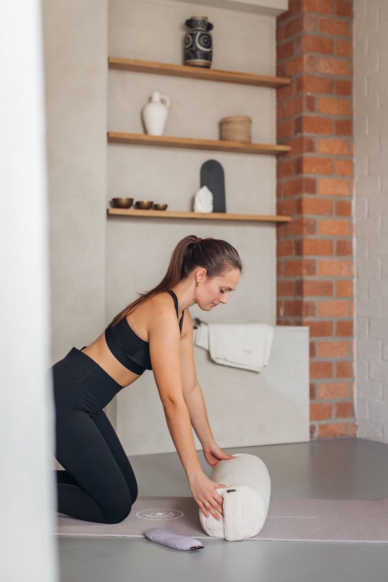 Yoga bolster teddy rond - Lotus van Lotus — afbeelding 2