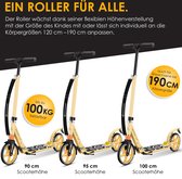 Bol.com KESSER® Stuntstep voor Volwassenen en Kinderen - Step Opvouwbaar en Verstelbaar in Hoogte - Kinderstep Aluminium - Crème aanbieding