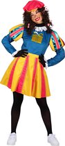 Robe Piet Costume Alicante coloré - Taille 2XL - Robe Piet femme - Pakjespiet