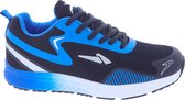 Piedro Sport - Dave - Sneakers - Zwart Kobalt - Vetersluiting - Schoenmaat - 34