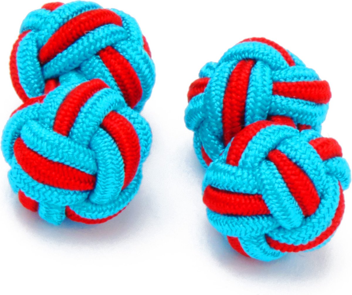 Honey Bear Gedraaide manchetknopen van zijde voor dames en heren, 5 paar, 8mm, materiaal, zonder steen