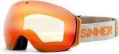 Sinner Avon Skibril 2023 - Oranje + GRATIS EXTRA LENS | Categorie 1