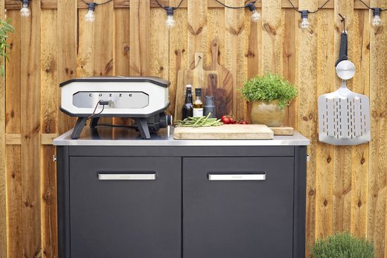 Cozze® Elektrische Pizza oven 17” - Met Pizzasteen & Deur - Tot 450°C - Voor Pizza’s tot 42 cm - Elektrische Pizza Oven voor Binnen & Buiten — afbeelding 5