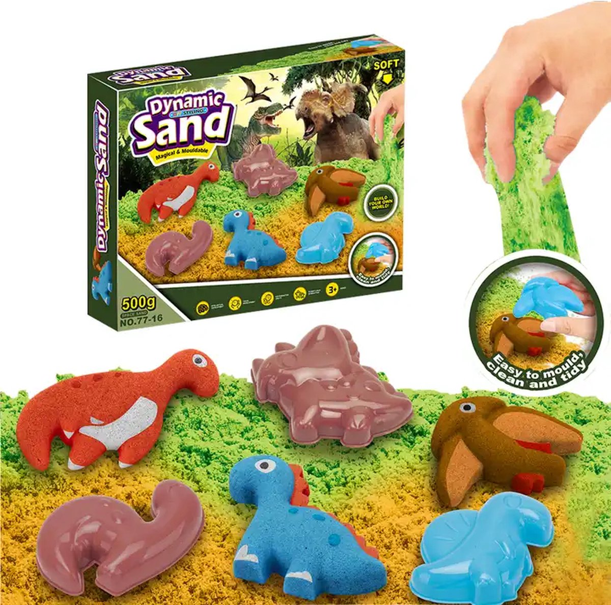 Kinetic Sand - Kunststof - Bruin - Vanaf 4 jaar - Kasteel - Speelzand