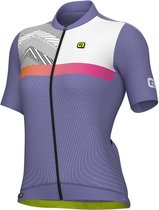 Ale Pr-s Zig Zag Jersey Met Korte Mouwen Paars S Vrouw