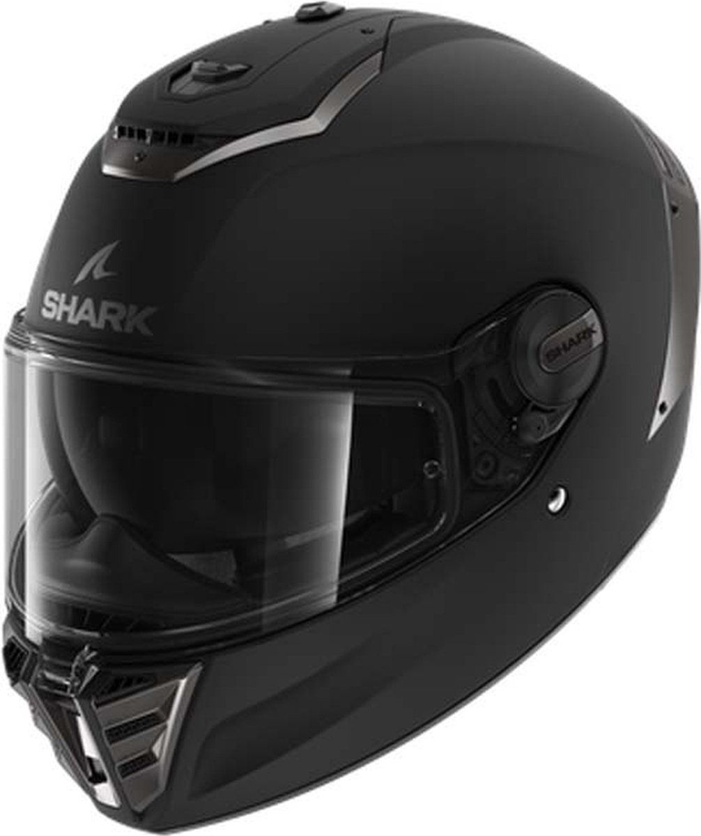 SHARK SPARTAN RS BLANK Motorhelm Integraalhelm Mat Zwart Mat - Maat L