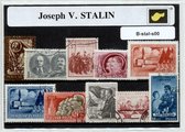 Joseph V. Stalin – Luxe postzegel pakket (A6 formaat) - collectie van verschillende postzegels van Joseph V. Stalin – kan als ansichtkaart in een A6 envelop. Authentiek cadeau - ka