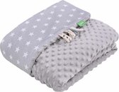 Lulando Deken Minky Junior 100 X 140 Cm Polykatoen Grijs