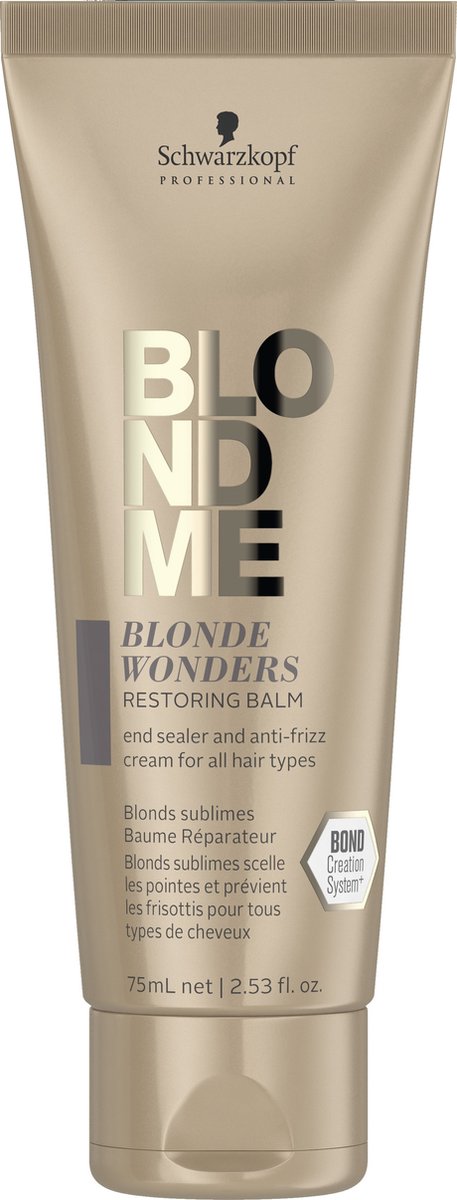 Schwarzkopf Professional Schwarzkopf BlondMe Blonde Wonders Restoring Balm 75ml