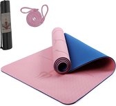 Yoga Mat Anti Slip - Zinaps Gymnastics Mat, Yoga Mat, Gewatteerde & Antislip voor Fitness, Pilates & Gymnastiek met draagriem, 183 x 61 x 0,6 cm (WK 02130)