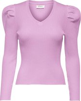 Only T-shirt Onldevon L/s Pullover Ex Knt 15240114 Sheer Lilac Dames Maat - L